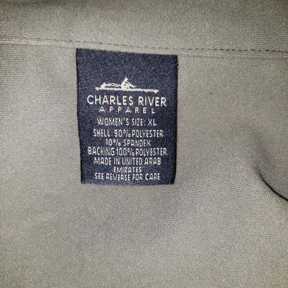 Charles River Apparel Black Water Resistant Jacket Womens Size XL - Picture 4 of 6